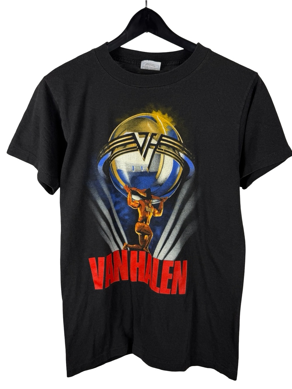 Vintage 1986 Van Halen 5150 Single Stitch Rock Band Music Shirt Size L